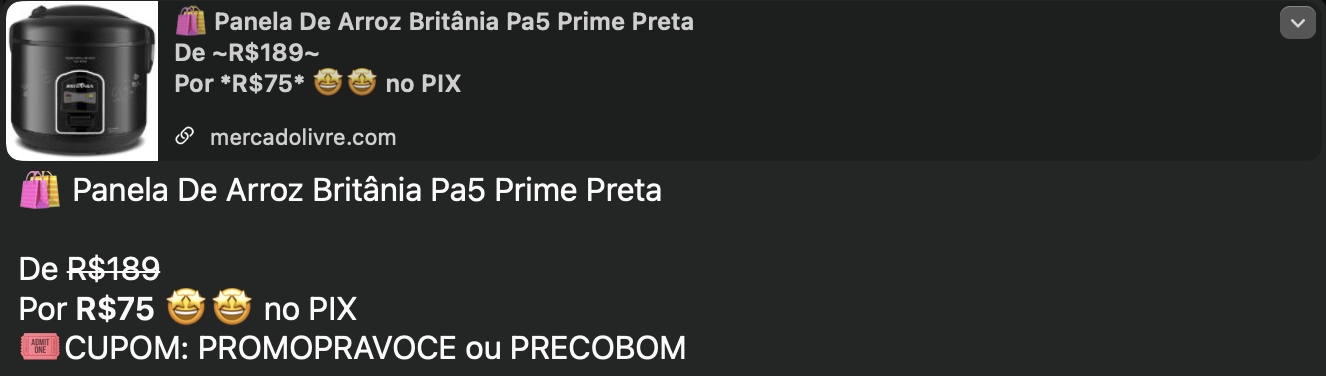 Promoção 1
